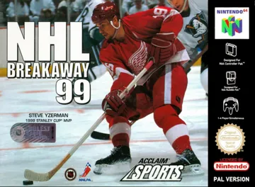 NHL Breakaway 99 (Europe) box cover front